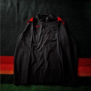 Nike Men's Navy Blue and Orange Jacket